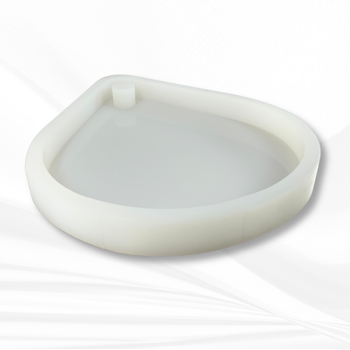 14.6" x 12"x 1.25" Teardrop Charcuterie Board Silicone Mold - Serving Board Mold