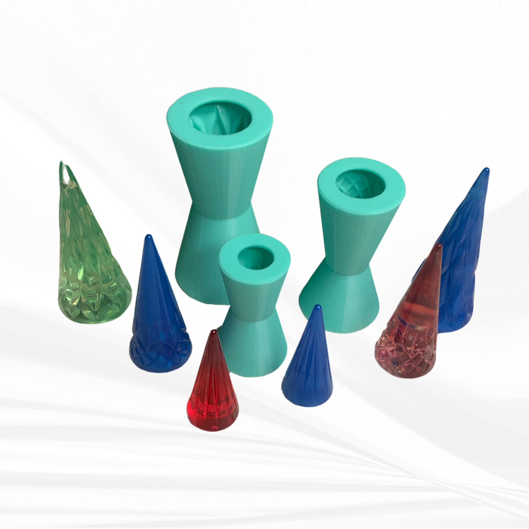 Ring Holder Mold, Cone Mold for Resin | 3 Sizes |