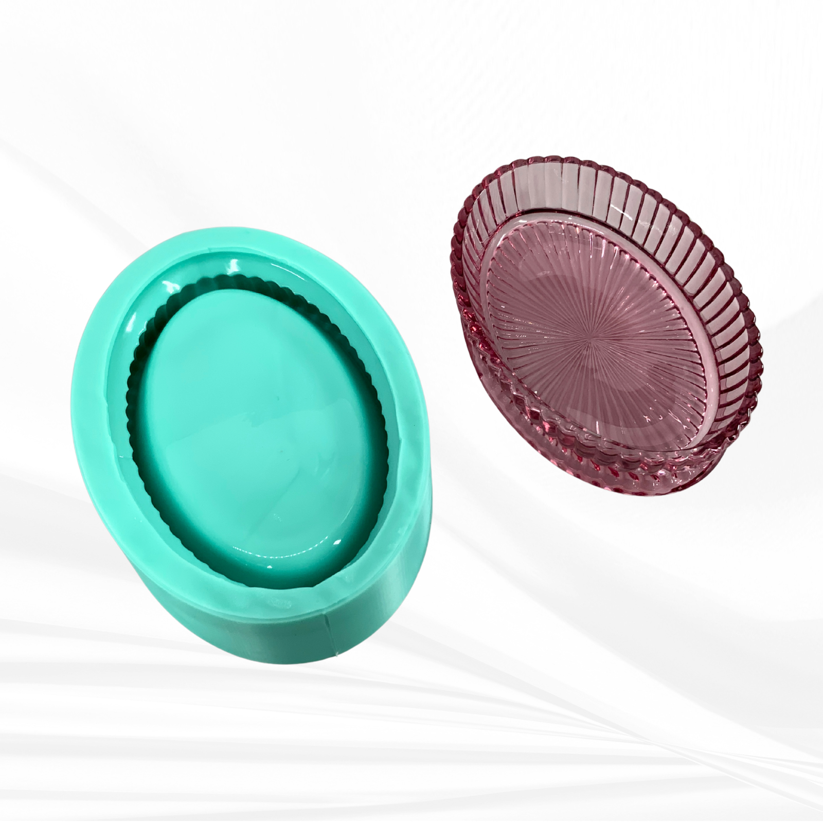 Oval Dish Mold, Trinket Dish Mold, Oval Mold