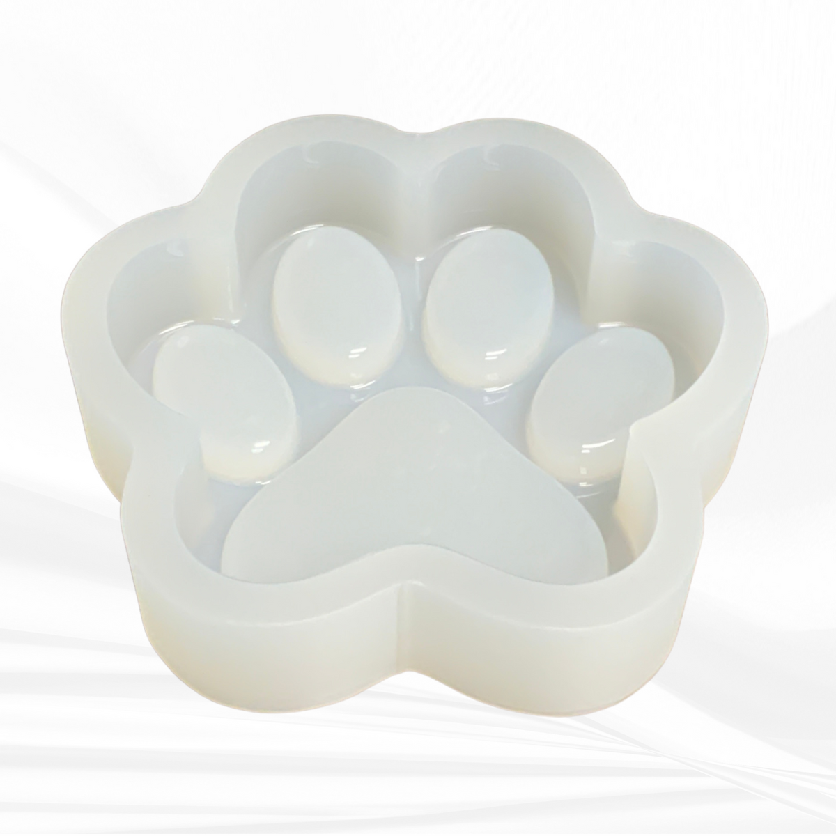 Deep Paw Print Tray Mold | 7" x 7" |