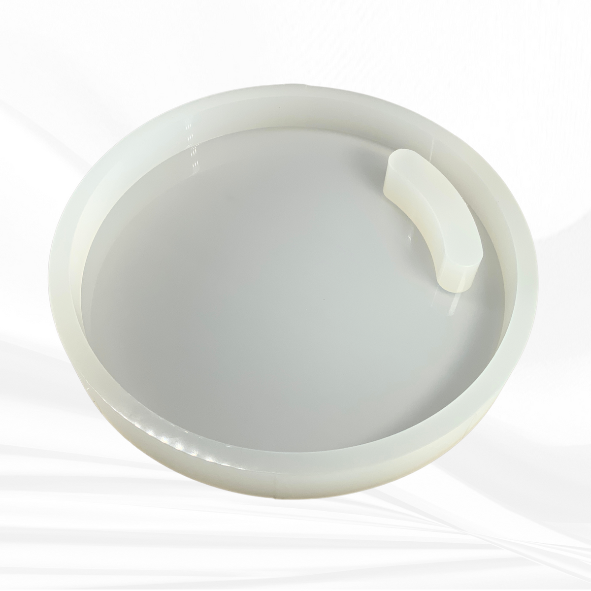 12"x 1.25" Round Charcuterie Board Silicone Mold - Serving Board Mold