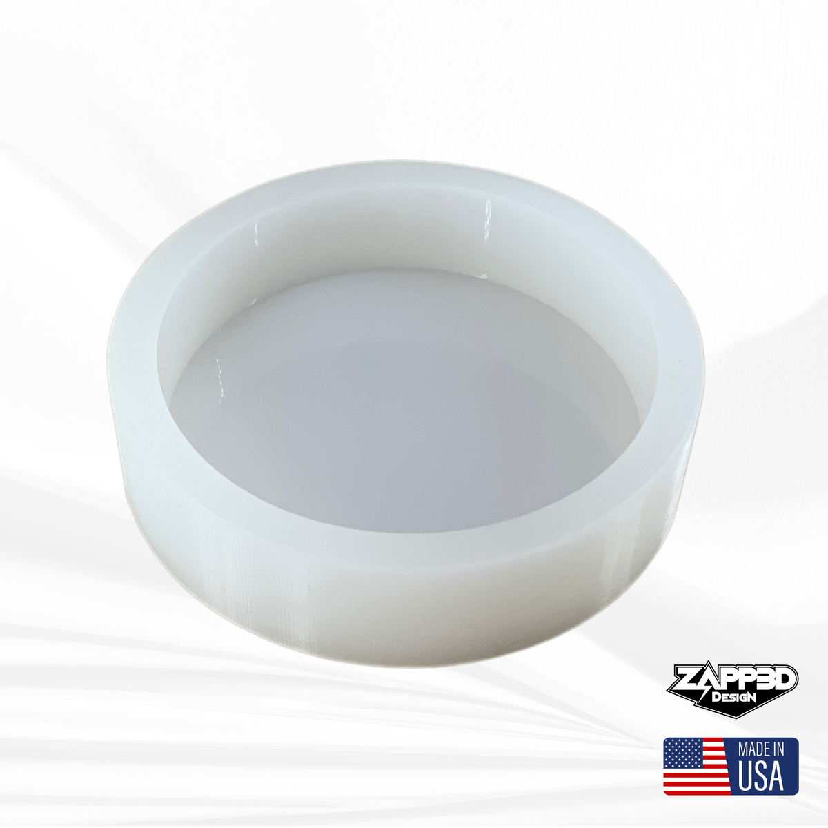 4&quot; x 1&quot; Round Coaster Silicone Mold
