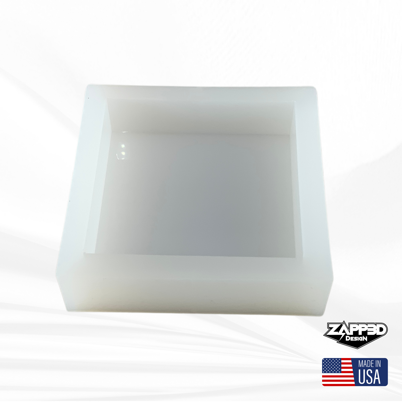 4"x4"x1" Square Coaster Silicone Mold