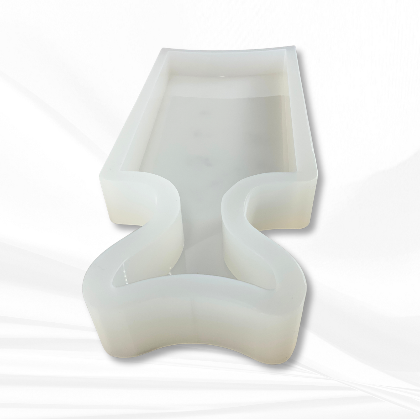 17"x 6.5"x 1.25" Fishtail Cheese Board Silicone Mold - Charcuterie Board Mold