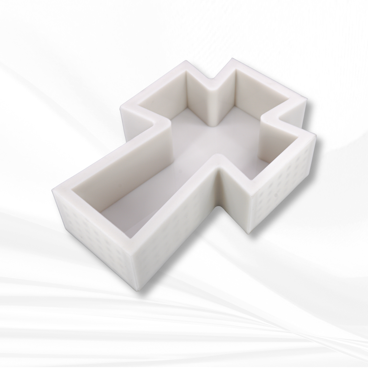 12”x8”x3” Deep Flared Cross Mold
