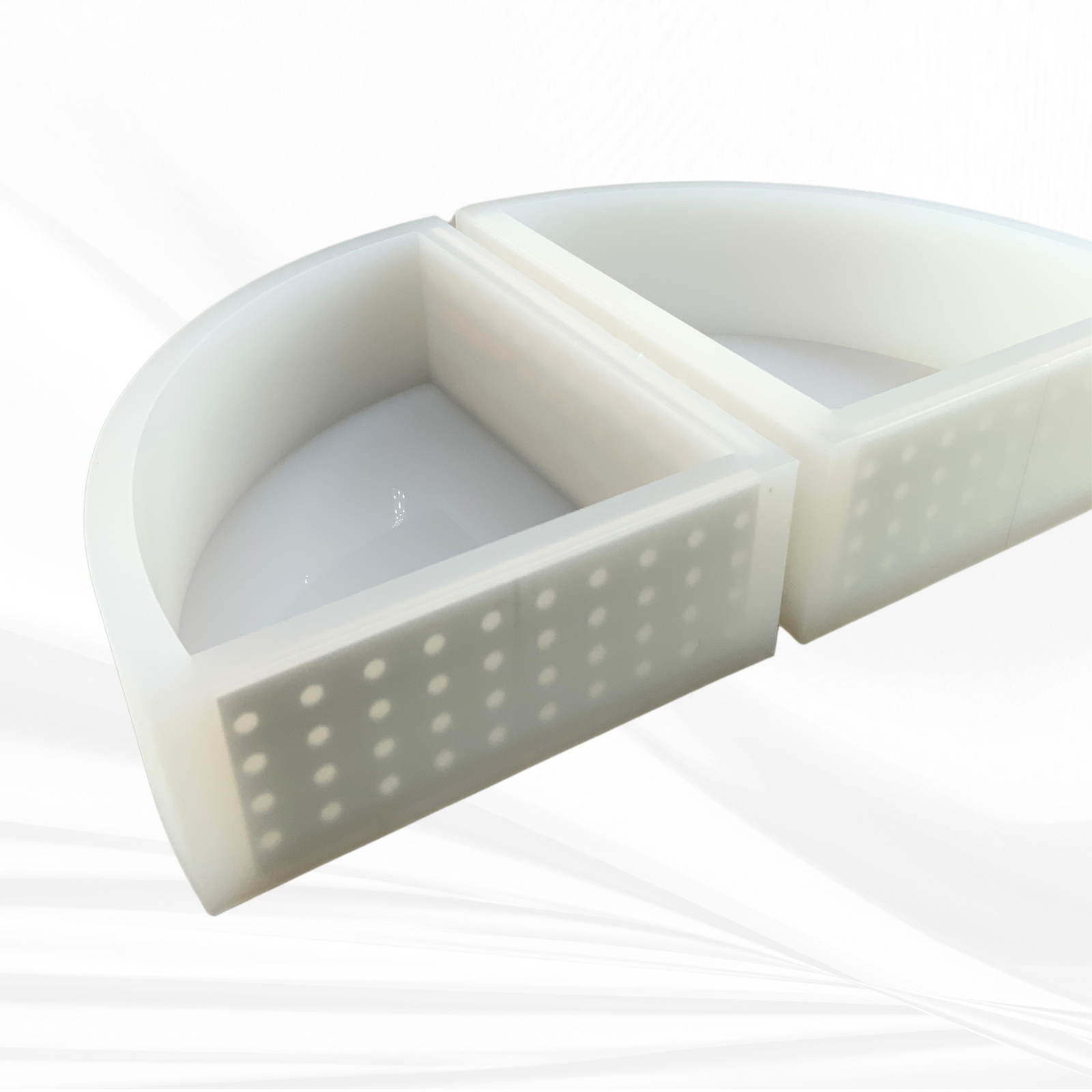 Deep ROUNDED Bookend Mold | 3 Sizes |