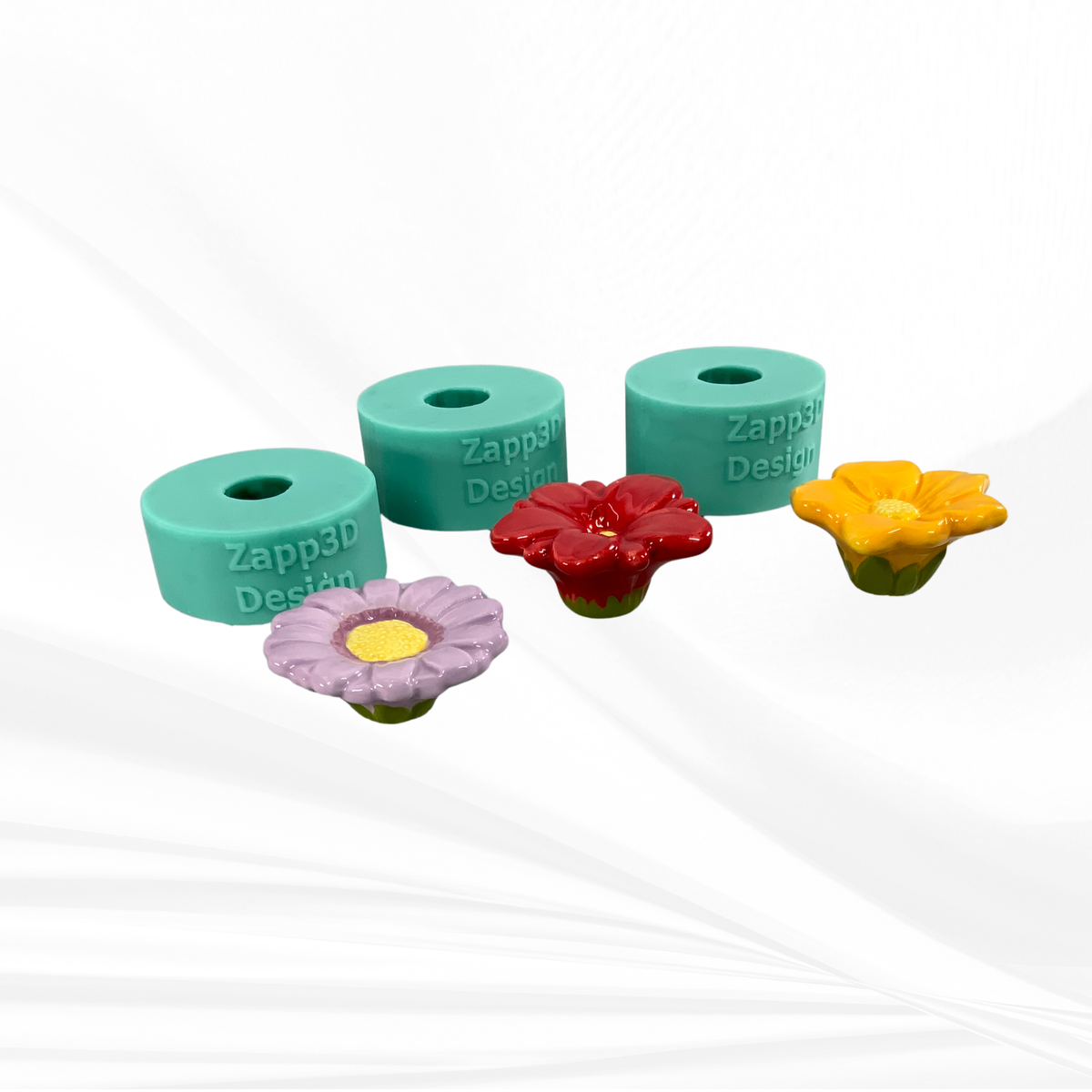 Flower Wine Stopper Top Mold | 3 Styles | Wine Stopper Top Mold