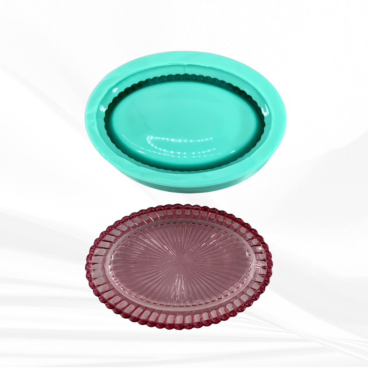 Oval Dish Mold, Trinket Dish Mold, Oval Mold