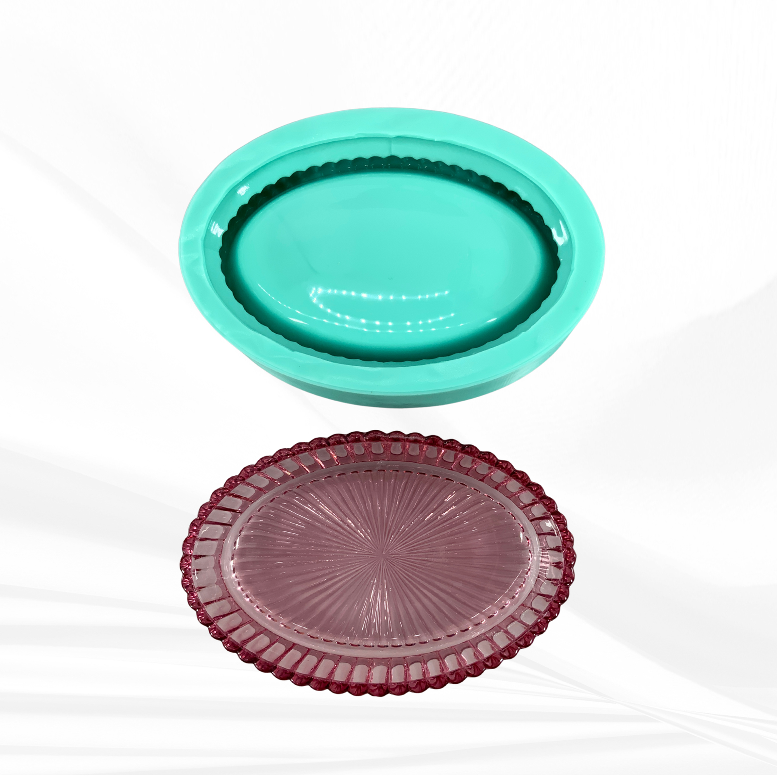 Oval Dish Mold, Trinket Dish Mold, Oval Mold