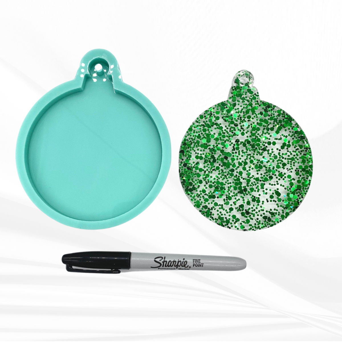 Round Ornament Mold | 3/8" or 1/2" | Ornament Mold