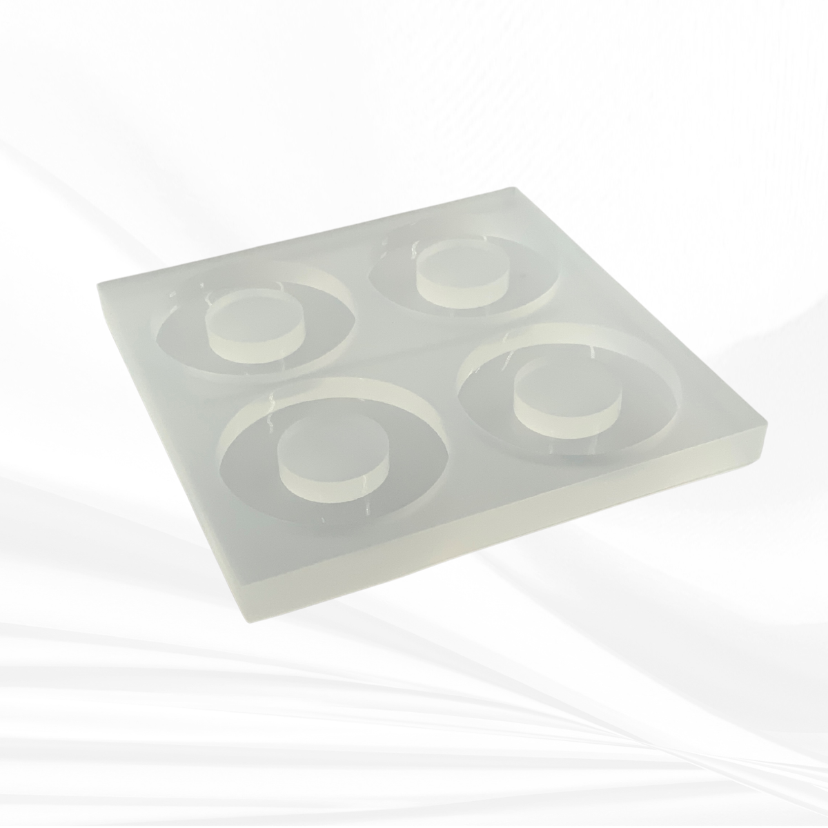 Wreath Hoop Resin Mold - Round Earring & Keychain Mold