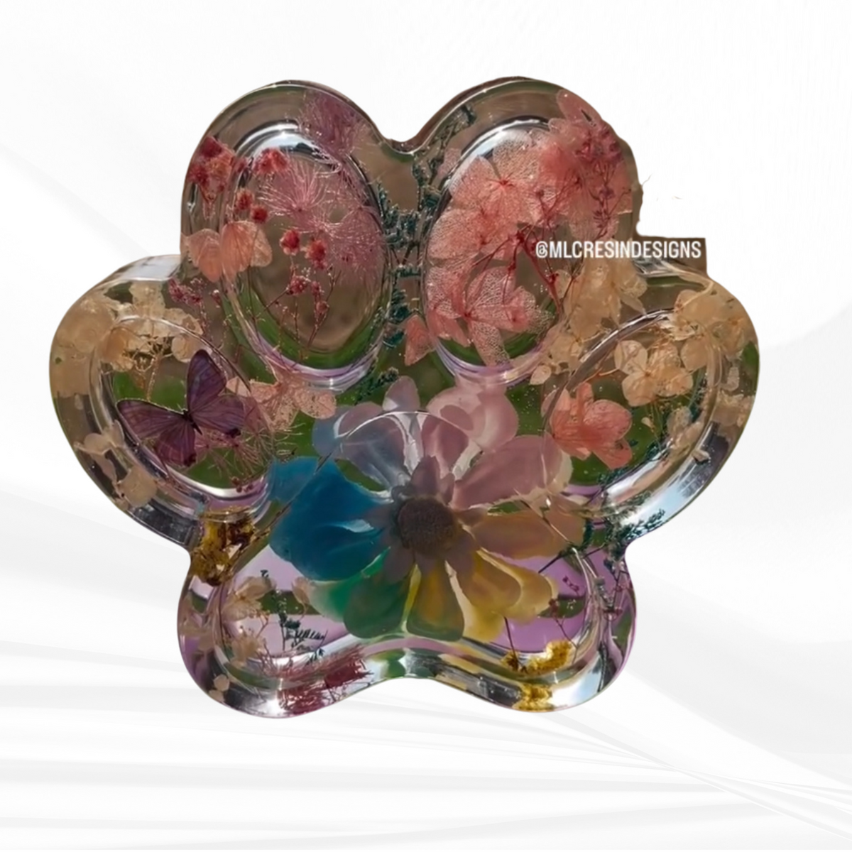 Deep Paw Print Tray Mold | 7" x 7" |