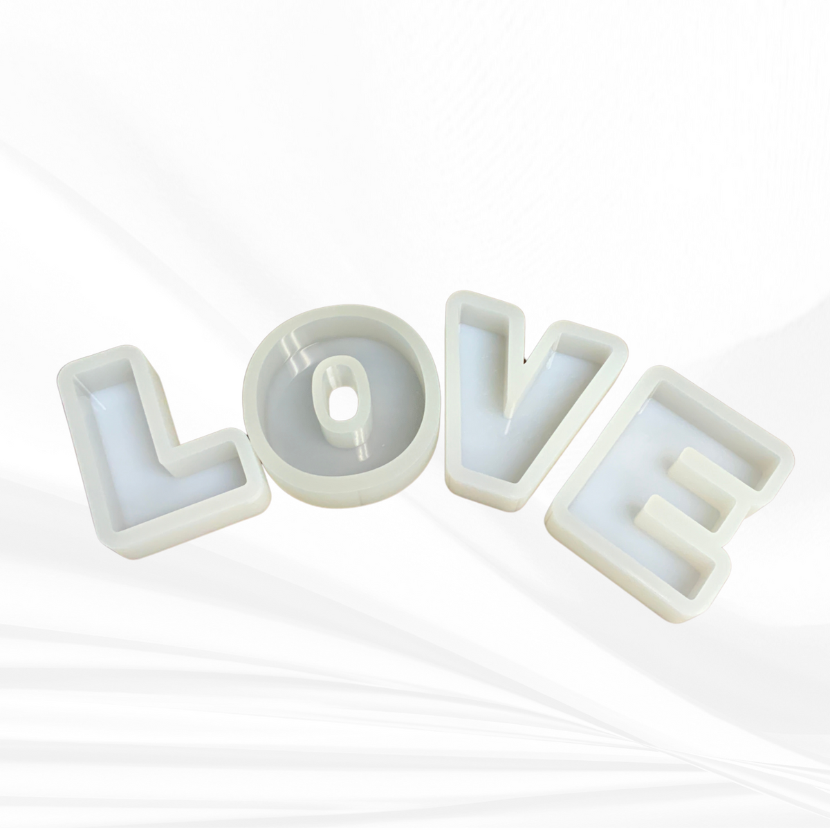 6" Tall Alphabet Letter Silicone Molds