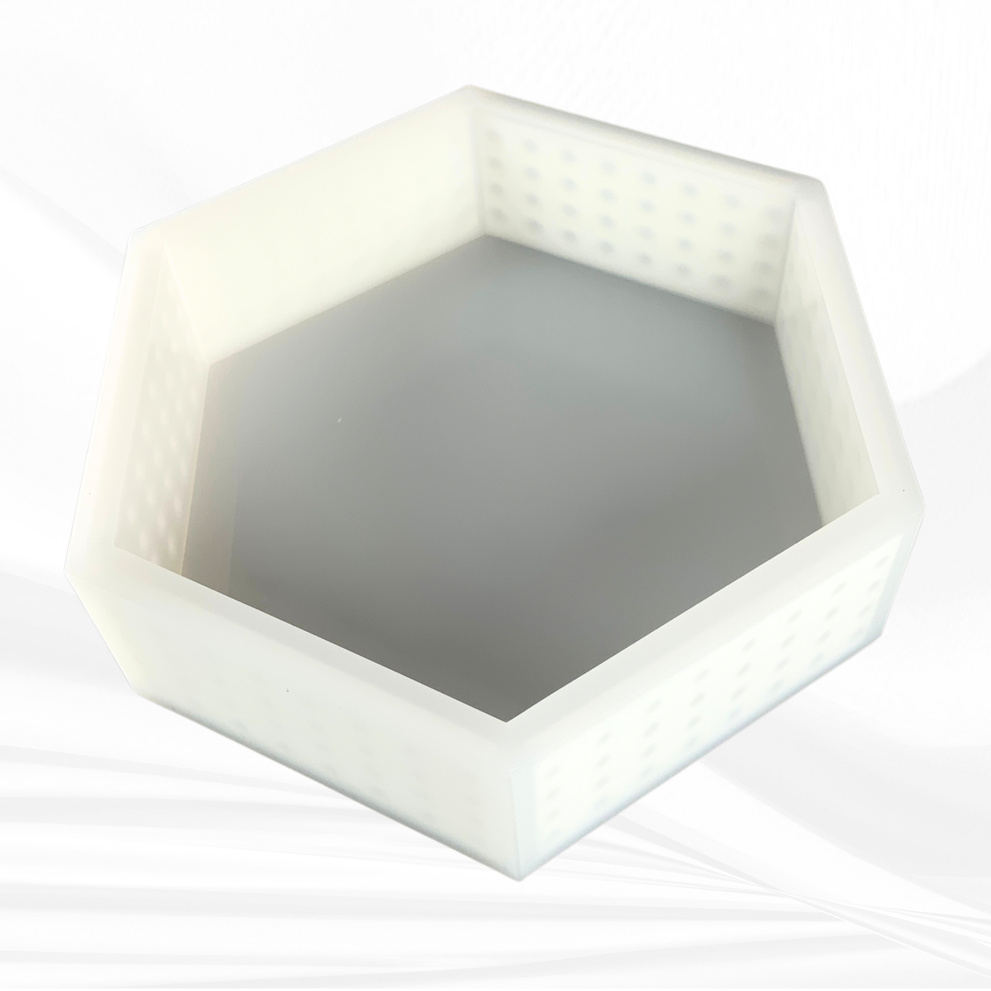 10"x 11.5" x3" Hexagon Silicone Mold