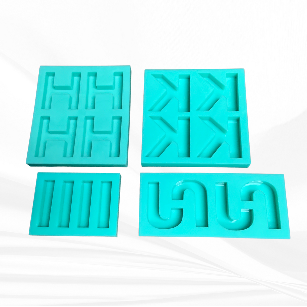 Alphabet Mold | 1.5" Tall, Full Reverse | Uppercase Alphabet Mold, Keychain Mold, Magnet Mold
