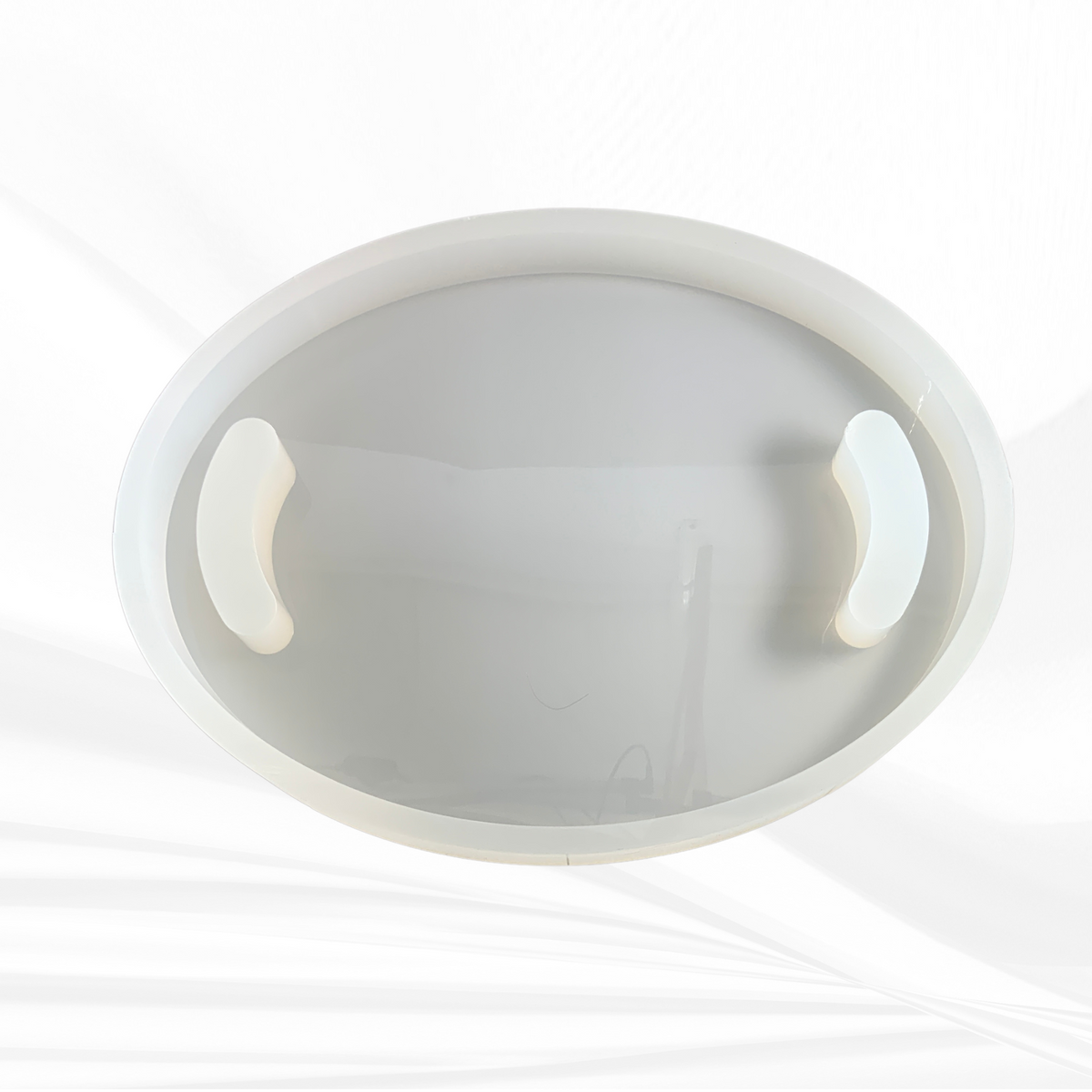 15" x 11"x 1.25" Oval Charcuterie Board Silicone Mold - Serving Board Mold