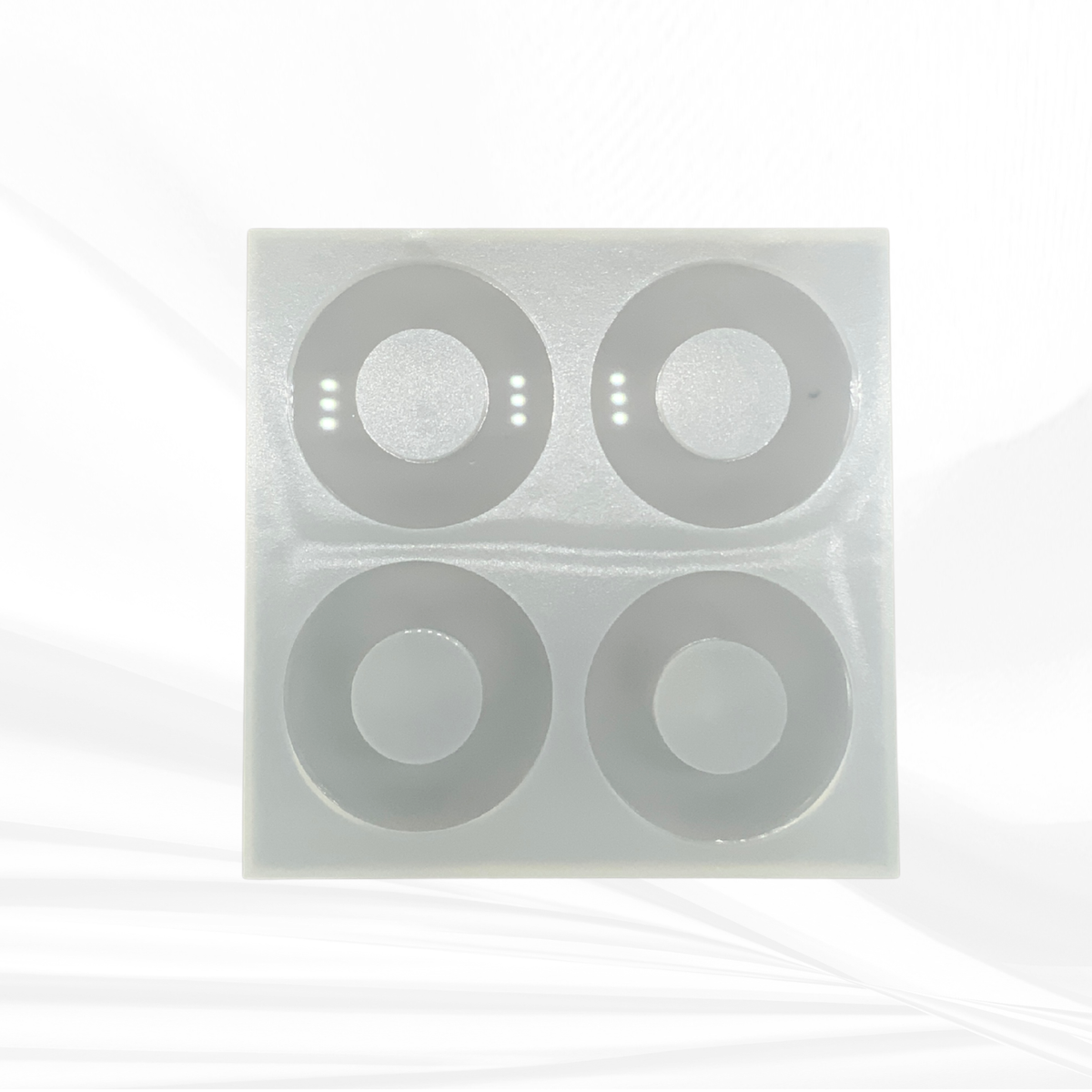 Wreath Hoop Resin Mold - Round Earring & Keychain Mold