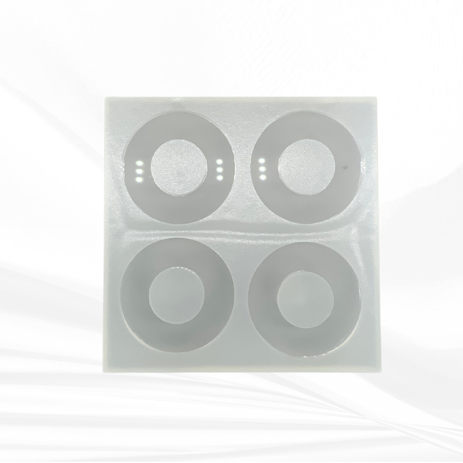 Wreath Hoop Resin Mold - Round Earring & Keychain Mold