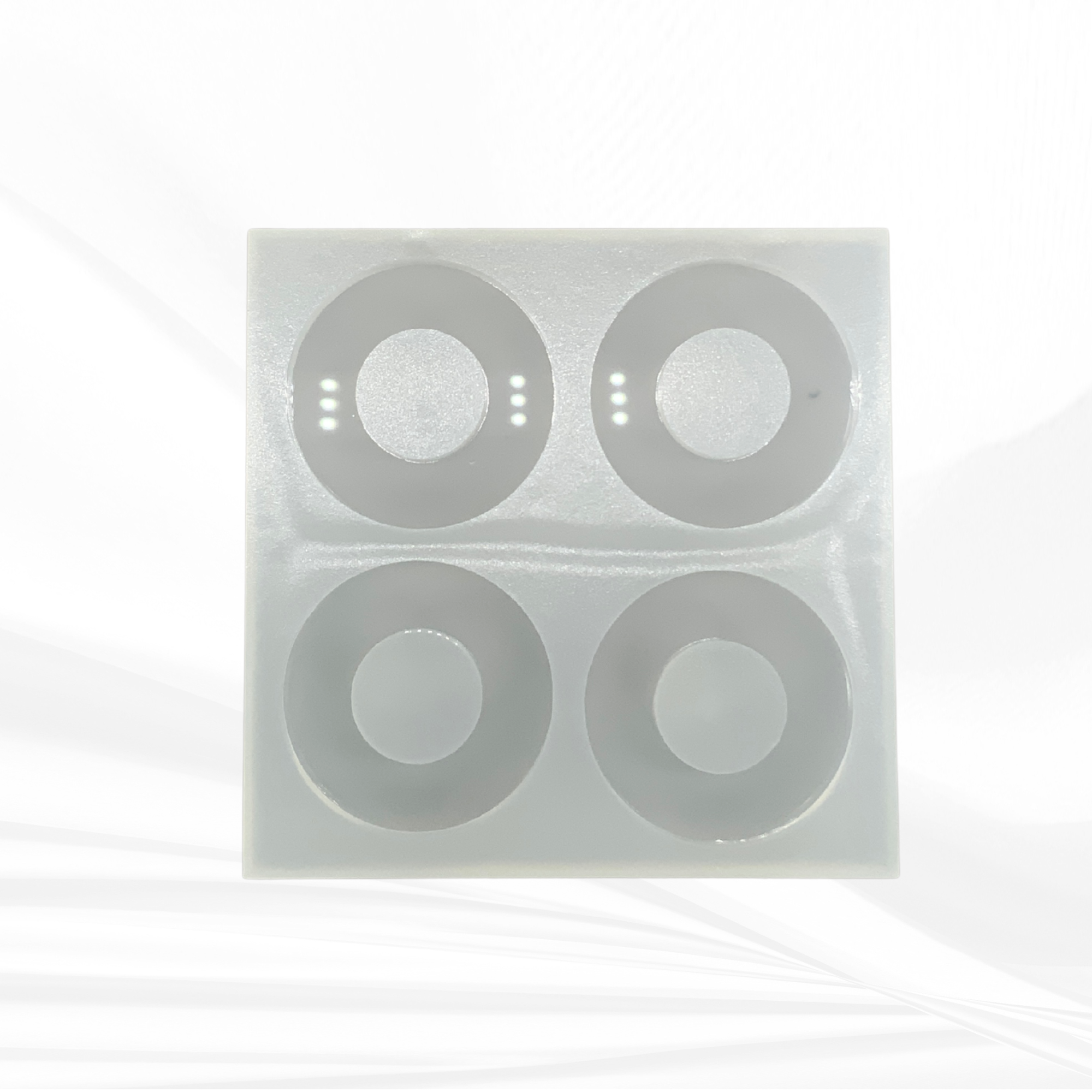 Wreath Hoop Resin Mold - Round Earring & Keychain Mold