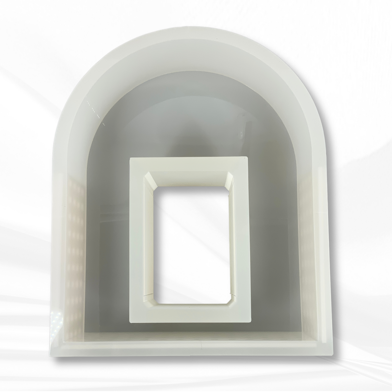 5" x 7" Arch Picture Frame Silicone Mold | 3" Deep |