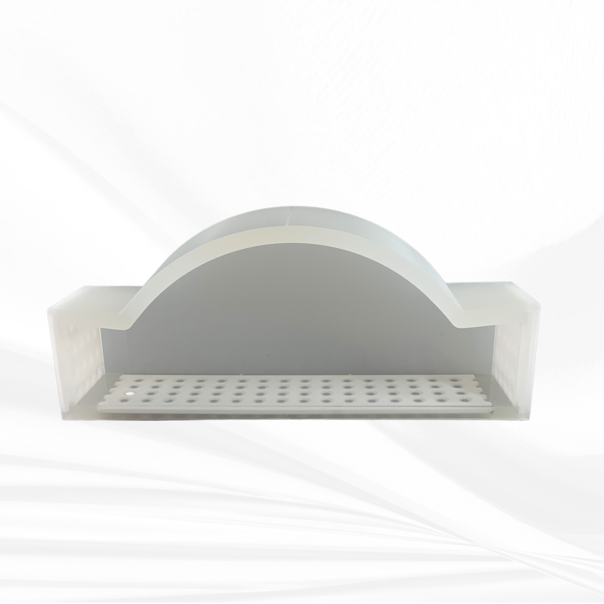 14" x 5.5" x 3" Deep Rectangle Silicone Mold with Arched Center