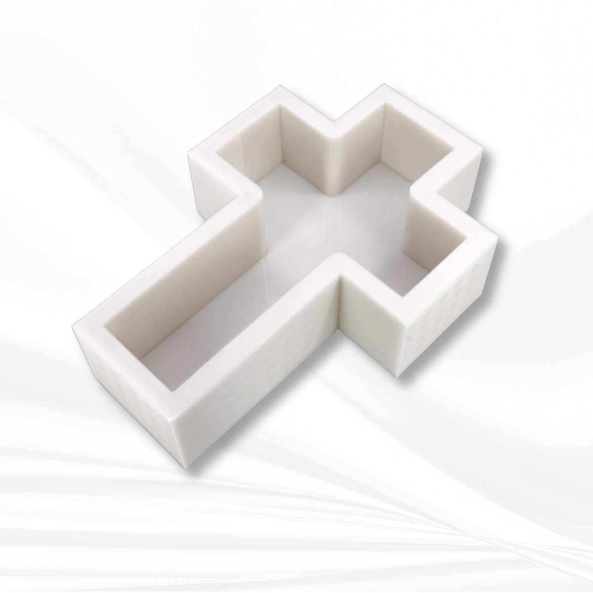 12”x8”x3” Deep Cross Resin Mold