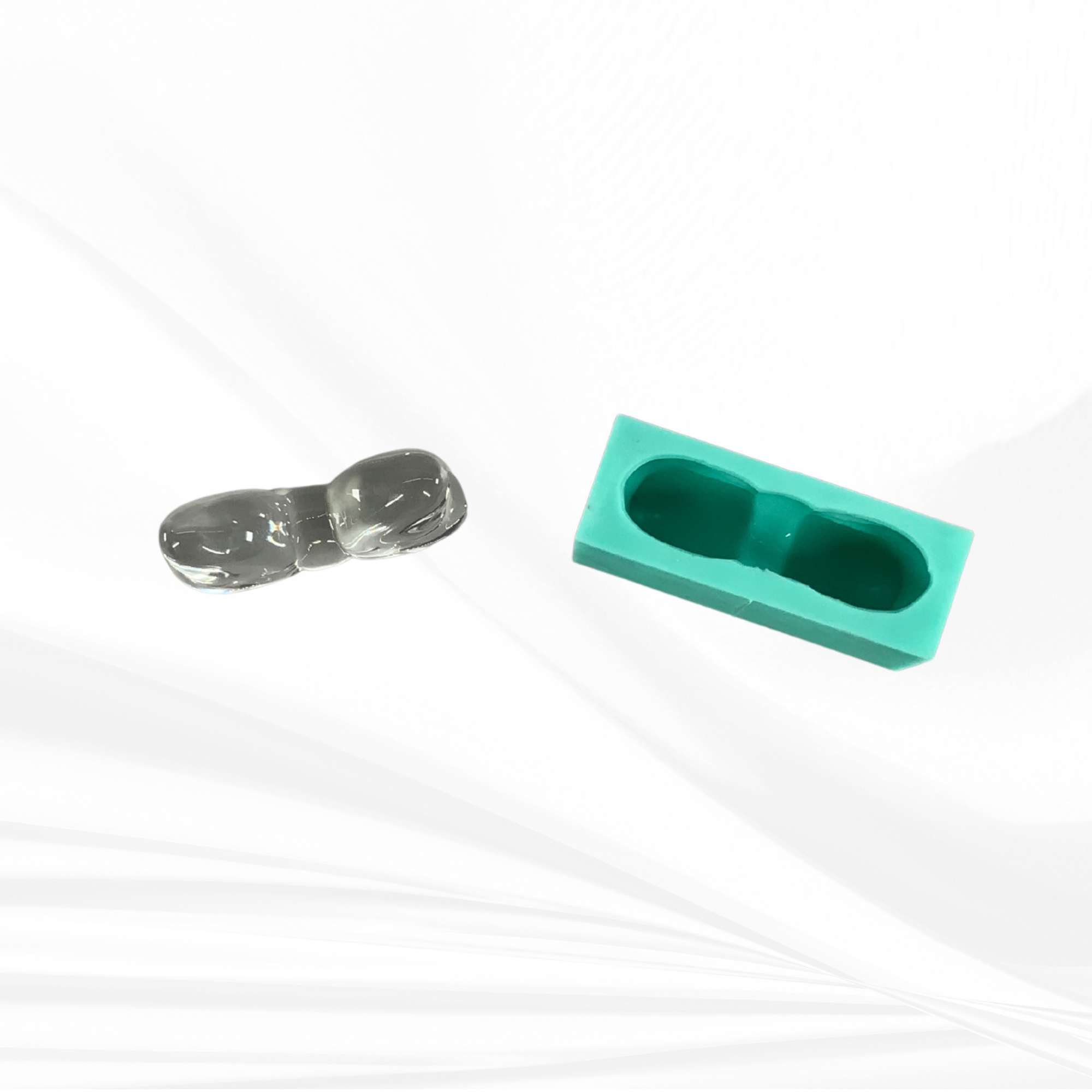 Bow Silicone Mold - Free-Standing Display Mold for Resin