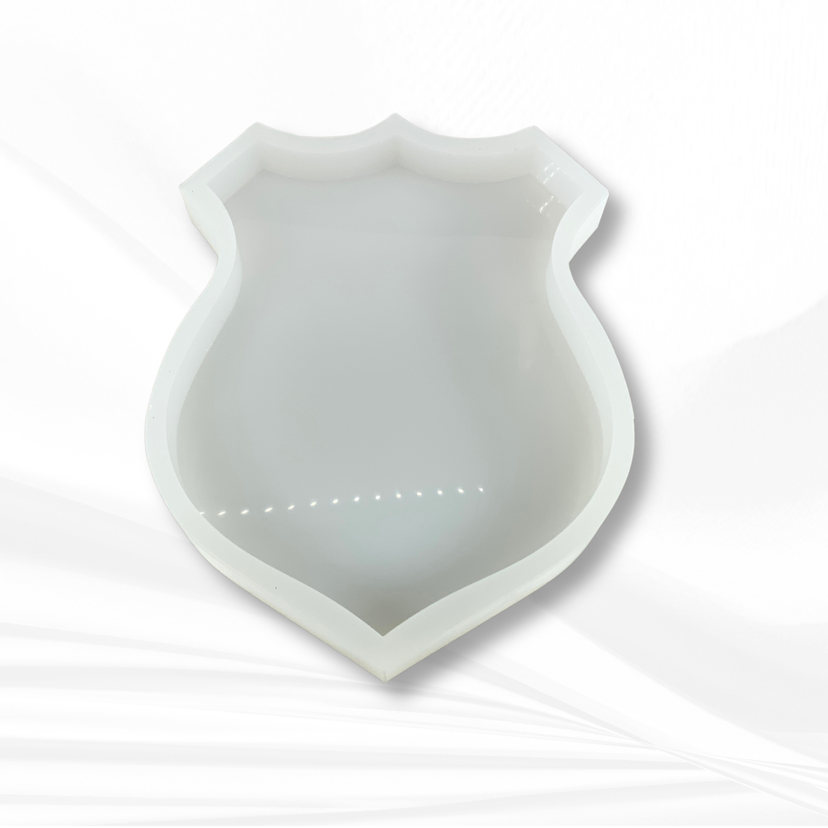 First Responder Mold | 12" Tall | Firefighter Maltese Cross Mold, EMT/EMS Mold, Police Badge Mold