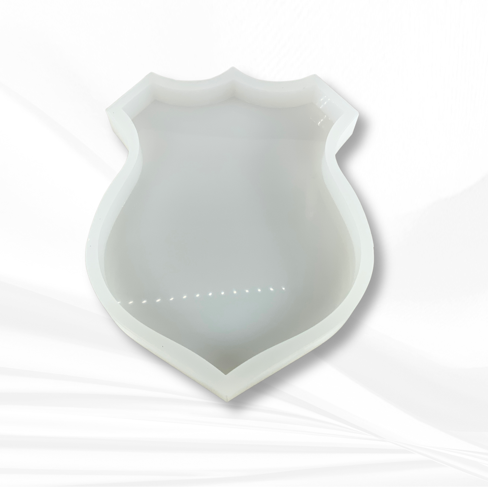 First Responder Mold | 12" Tall | Firefighter Maltese Cross Mold, EMT/EMS Mold, Police Badge Mold