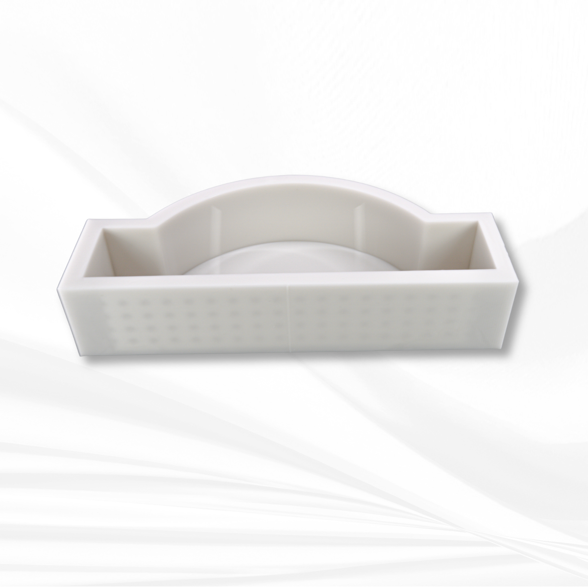 The Windsor |14" x 5.5" x 3"| Deep Rectangle Silicone Mold with Arched Center, Block Mold