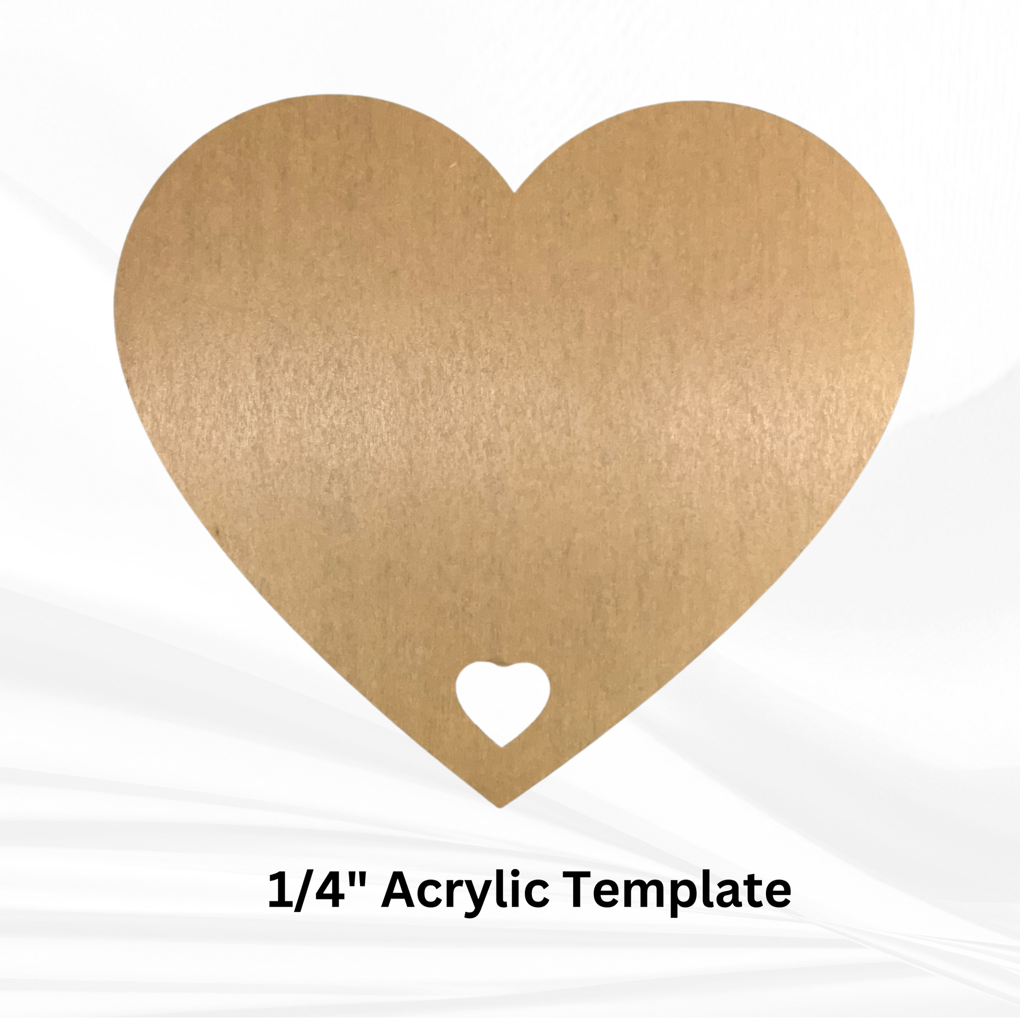 13"x 11.5"x 1.25" Heart Charcuterie Board Silicone Mold - Serving Board Mold