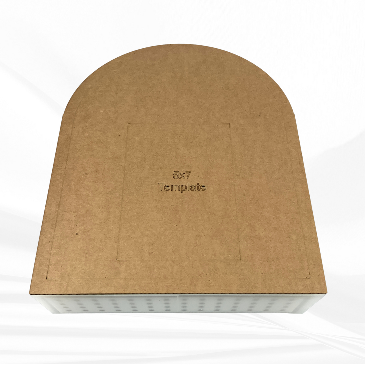 5" x 7" Arch Picture Frame Silicone Mold | 3" Deep |