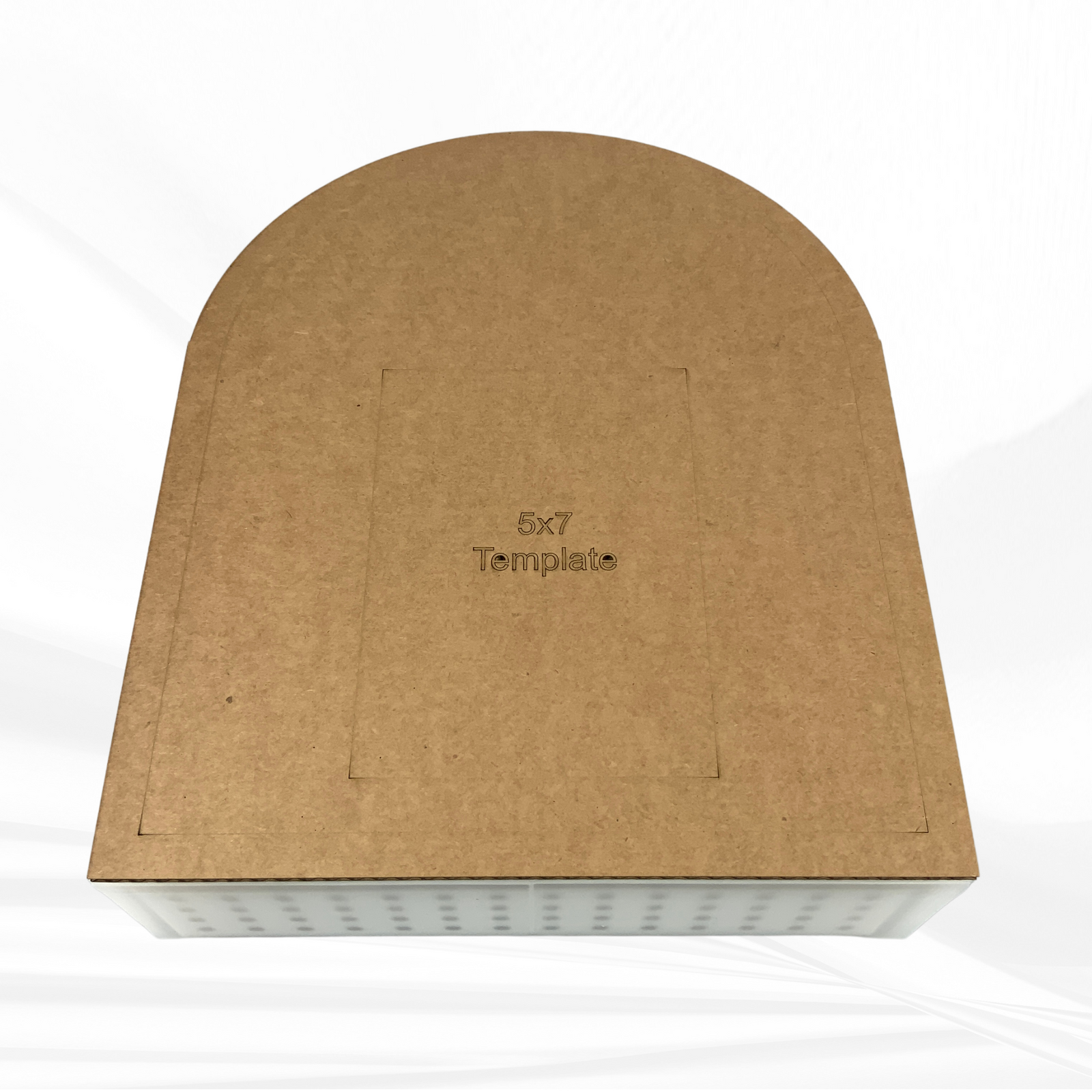 5" x 7" Arch Picture Frame Silicone Mold | 3" Deep |