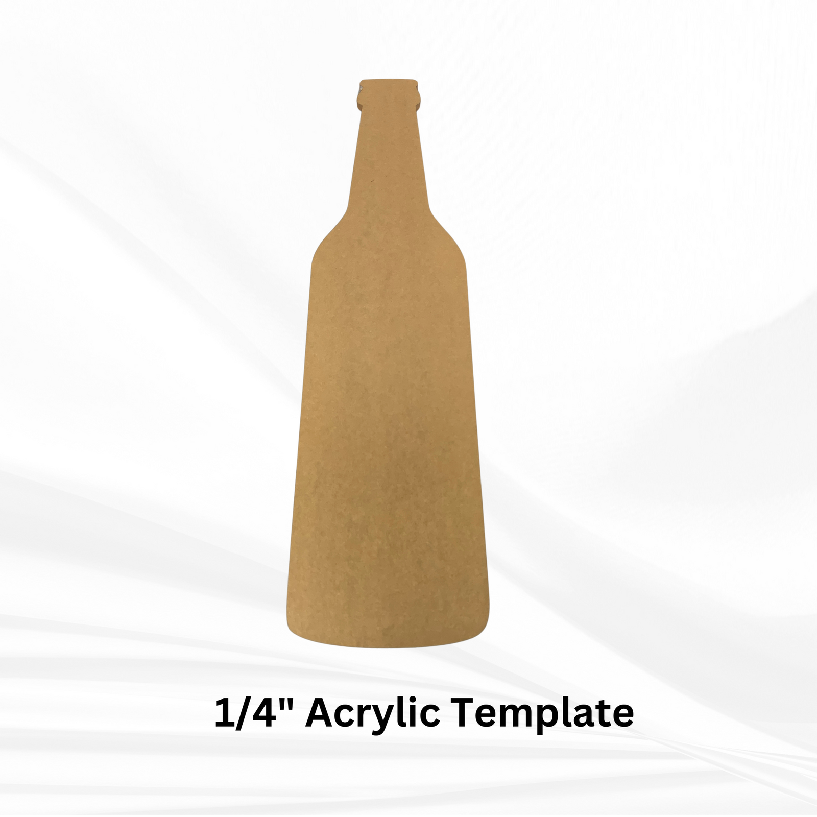 17"x 4"x 1.25" Beer Bottle Cheese Board Silicone Mold - Board Mold, Bottle Mold