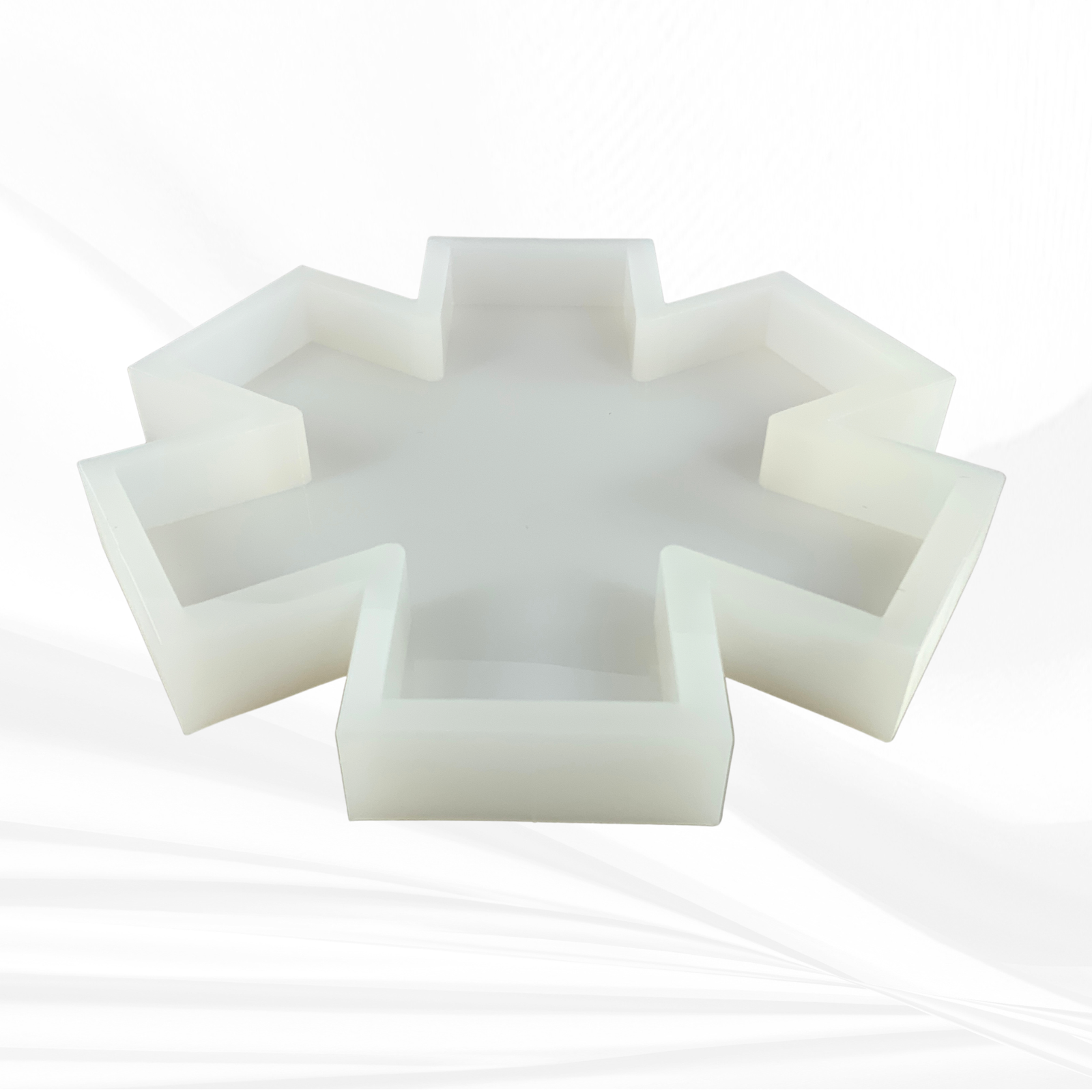 First Responder Mold | 12" Tall | Firefighter Maltese Cross Mold, EMT/EMS Mold, Police Badge Mold