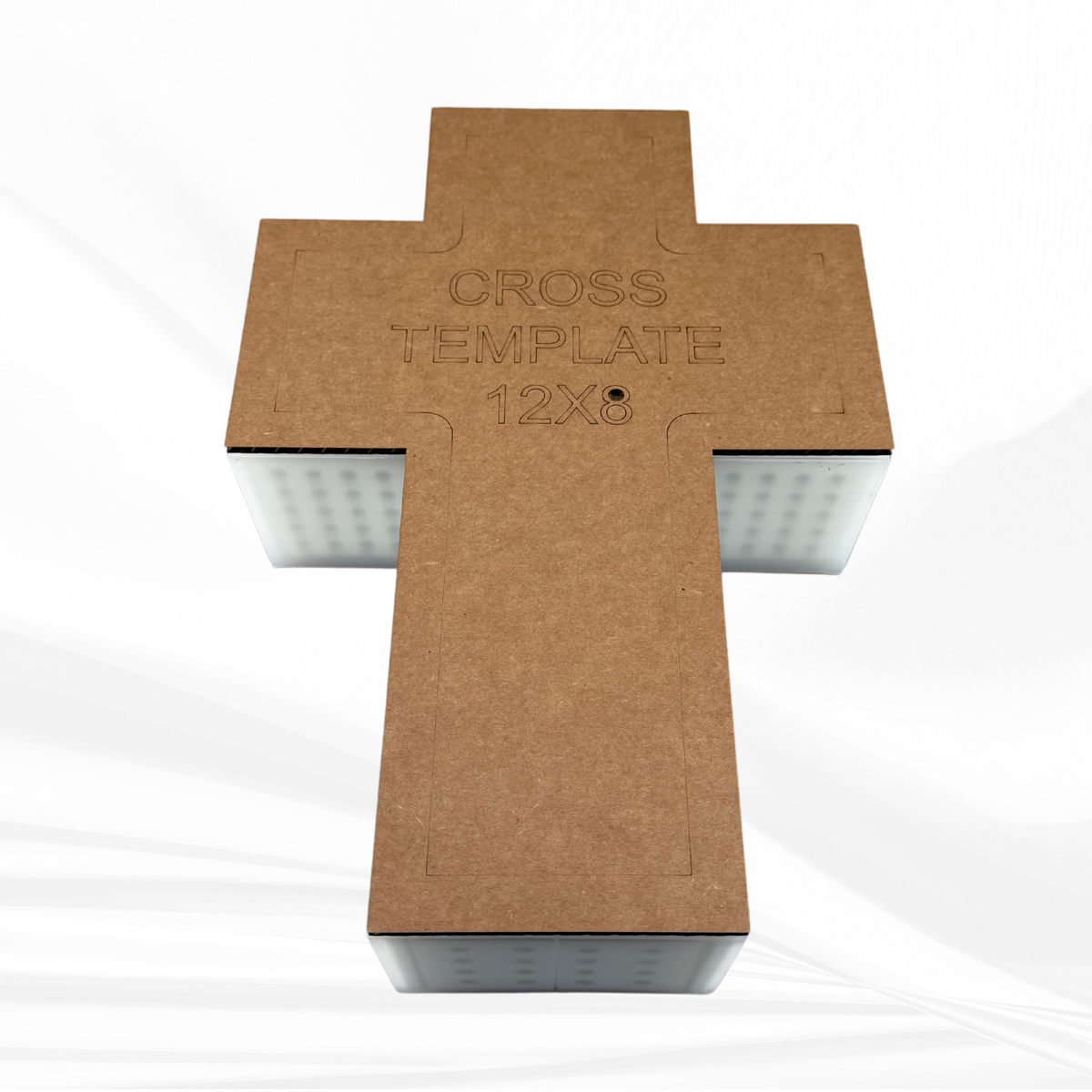 12”x8”x3” Deep Cross Resin Mold
