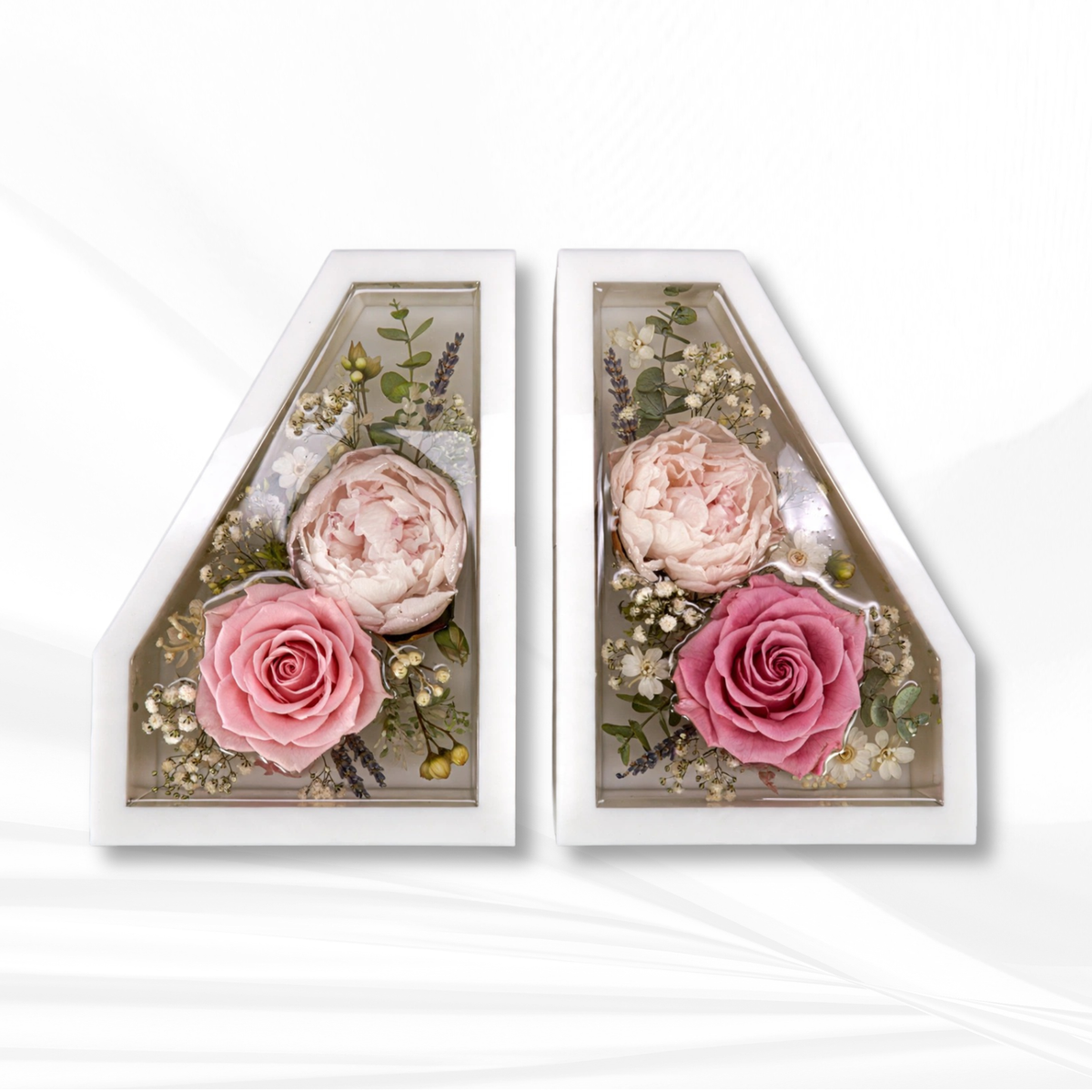 Marlowe Bookend Molds | 3 Sizes | Floral Preservation