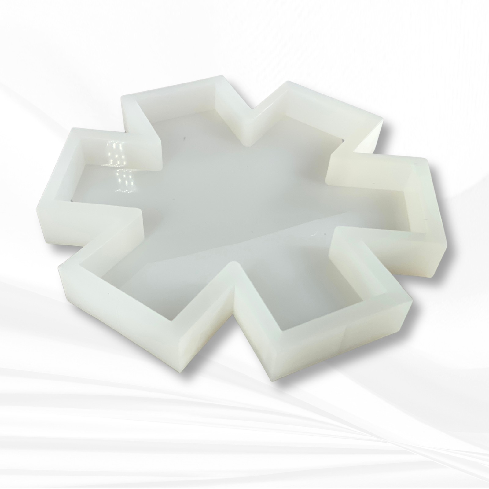 First Responder Mold | 12" Tall | Firefighter Maltese Cross Mold, EMT/EMS Mold, Police Badge Mold