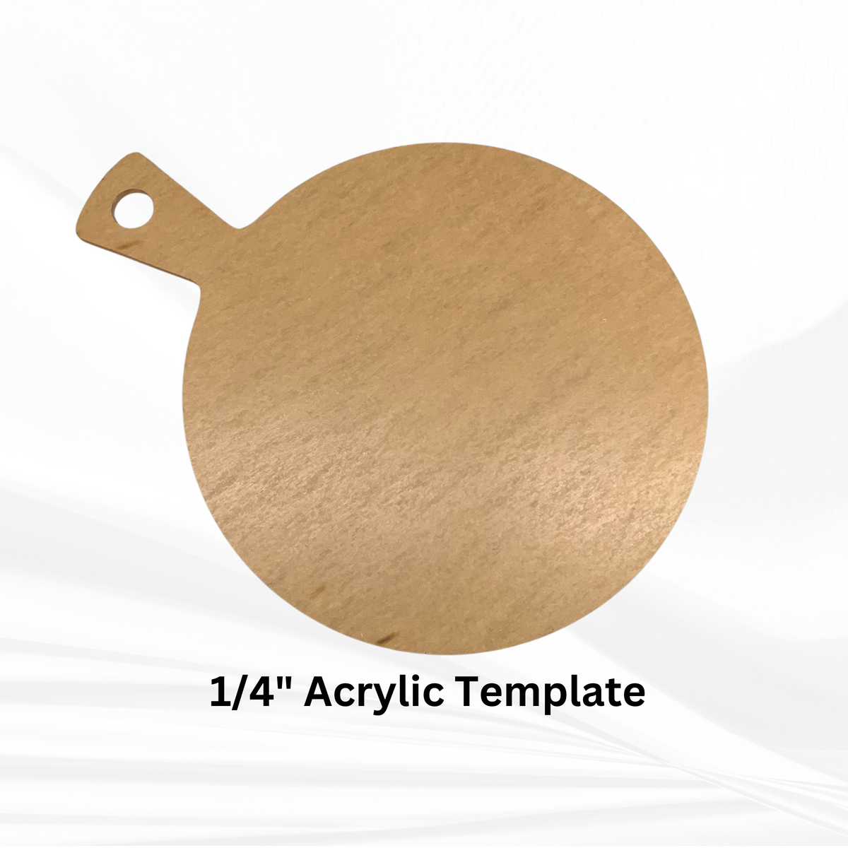 12" X 1.25" Round Charcuterie Board with Handle Silicone Mold