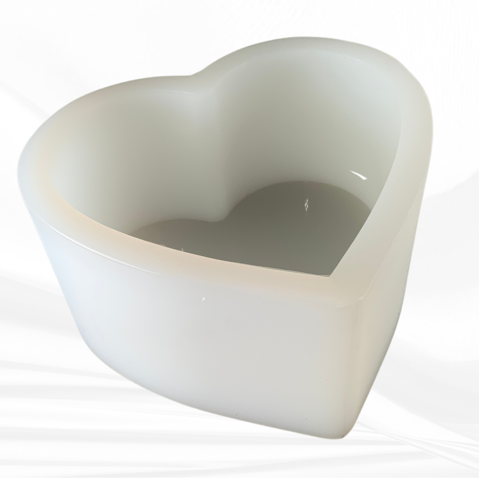 5” Deep Heart Silicone Mold