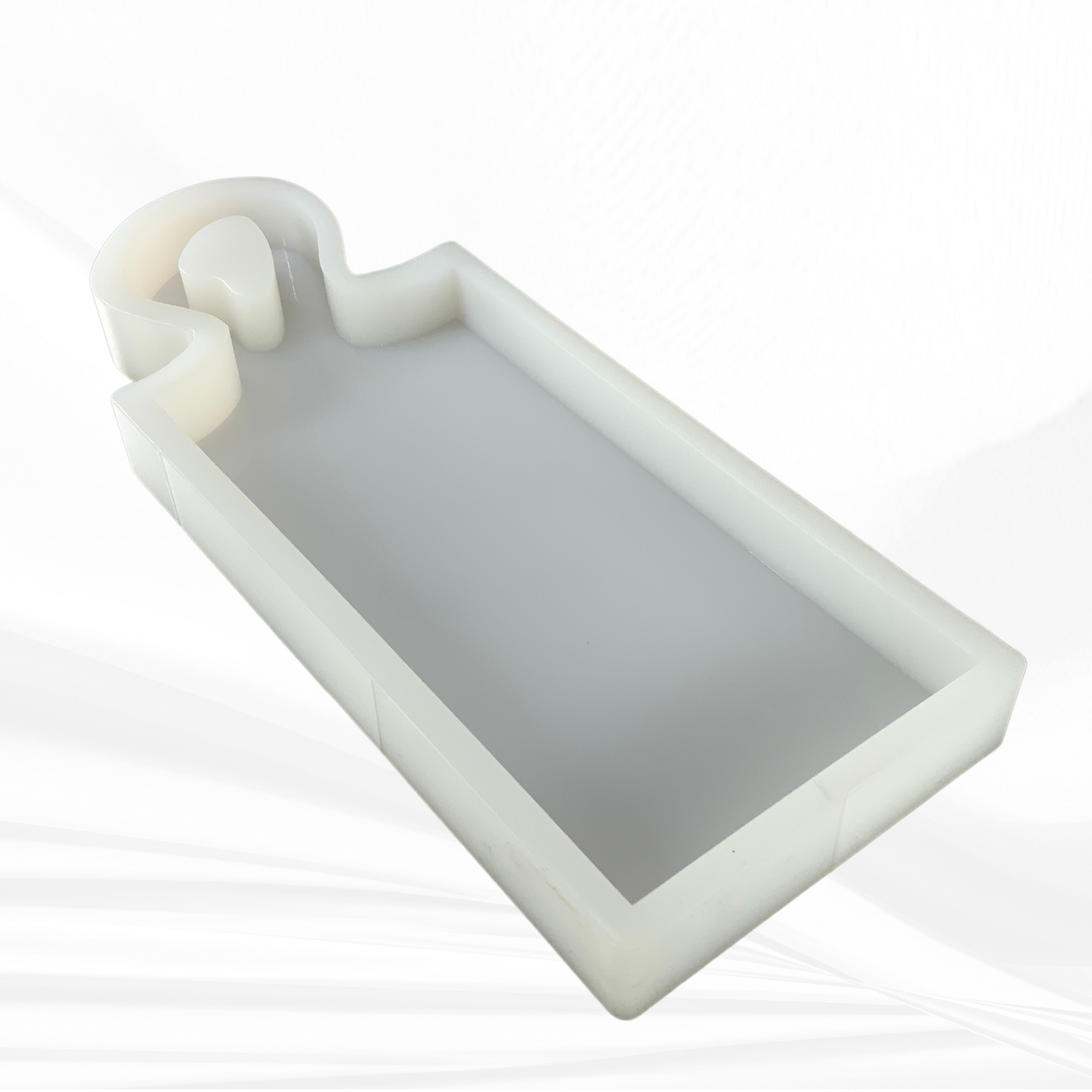 17"x 6"x 1.25" Organic Charcuterie Board Silicone Mold