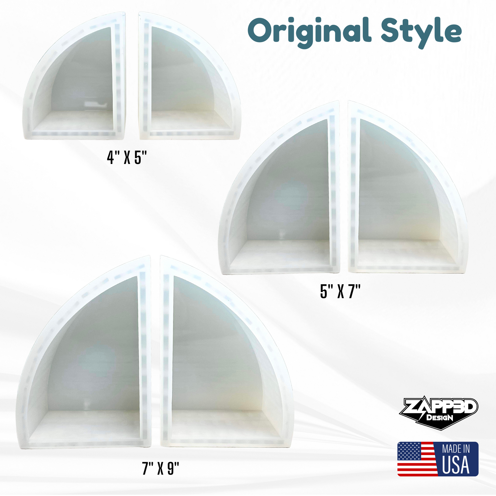 Deep Bookend Mold | 3 Sizes |