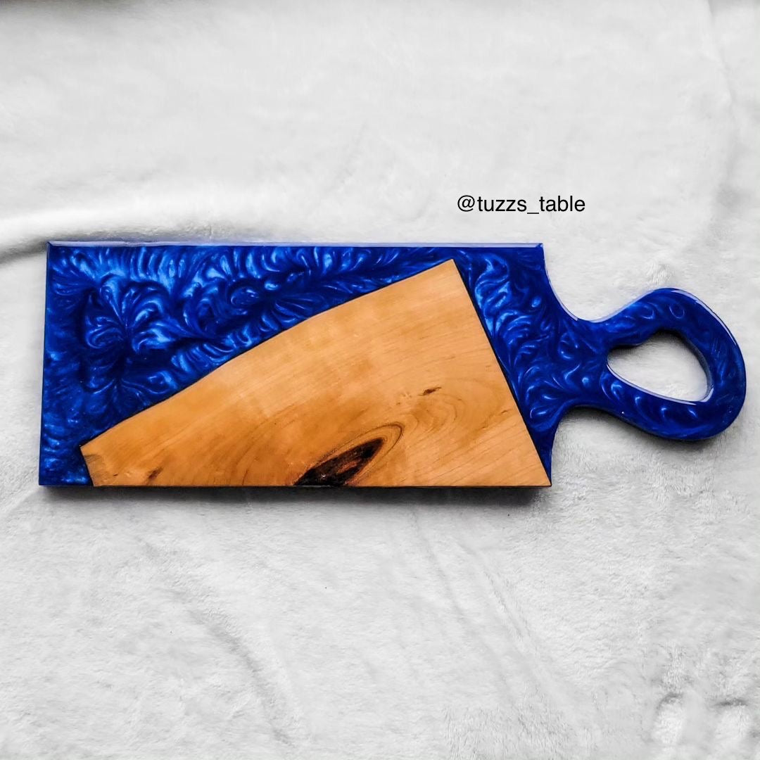 17"x 6"x 1.25" Organic Charcuterie Board Silicone Mold