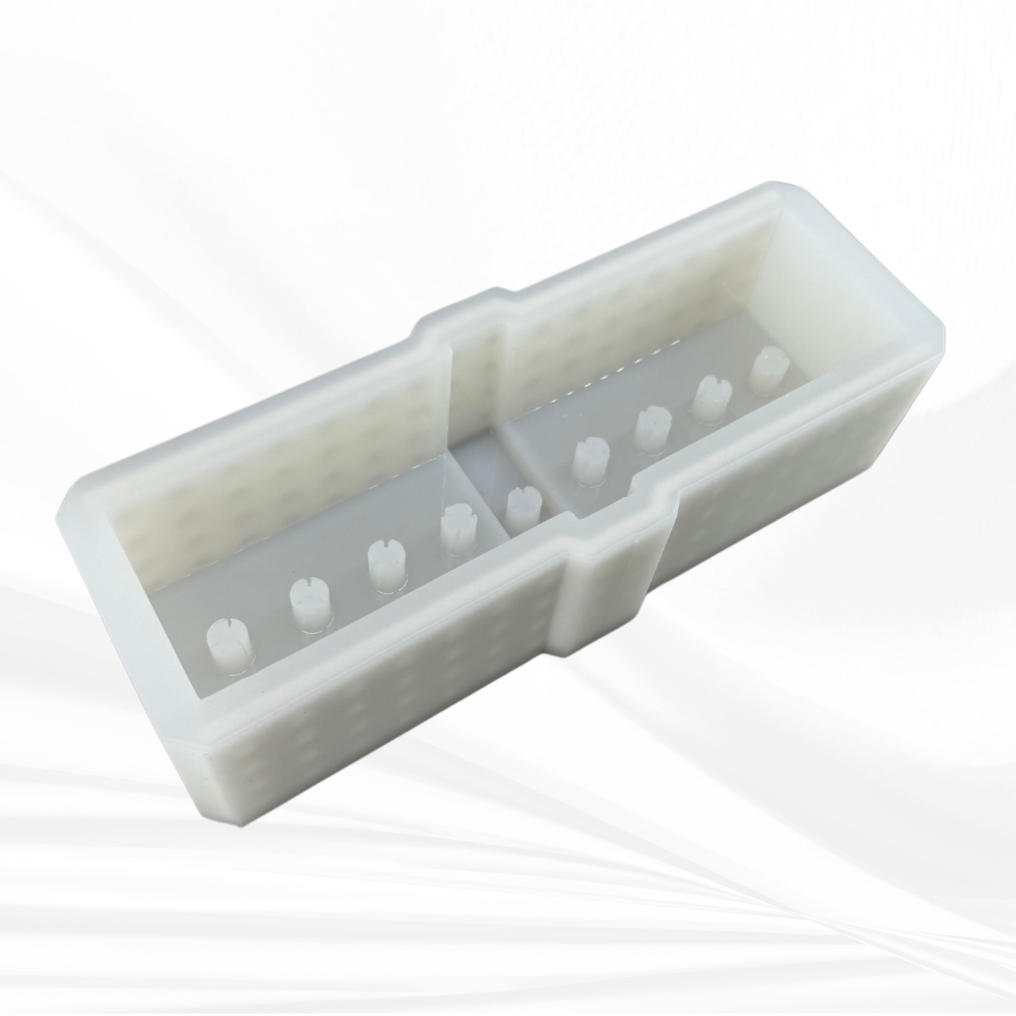 11.5" x 3" x 2.5" Menorah Mold