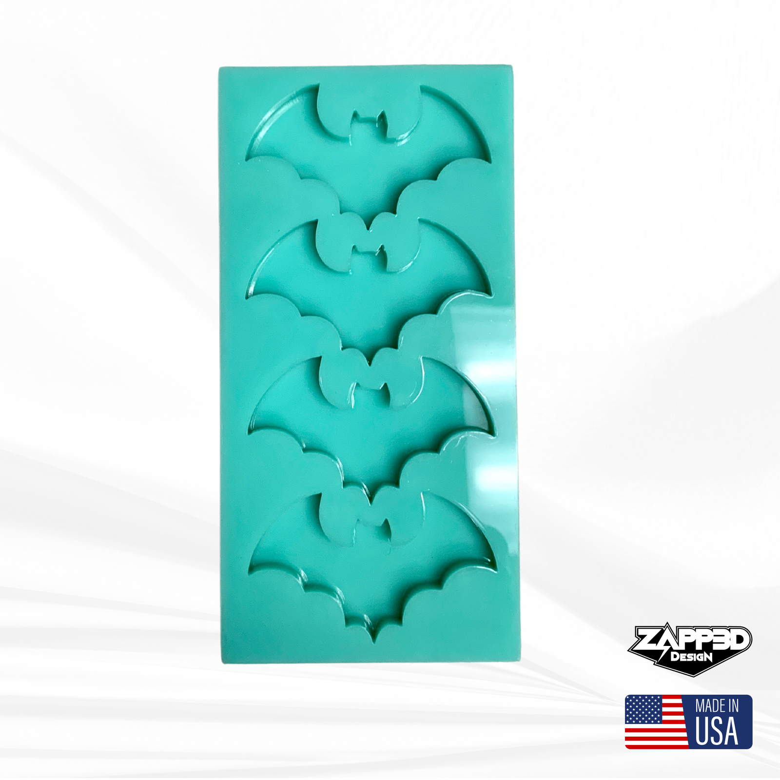 Bat Mold | 2"x1.25"x.25" | Keychain Molds, Hairclip Mold, Magnet Mold, Halloween Mold