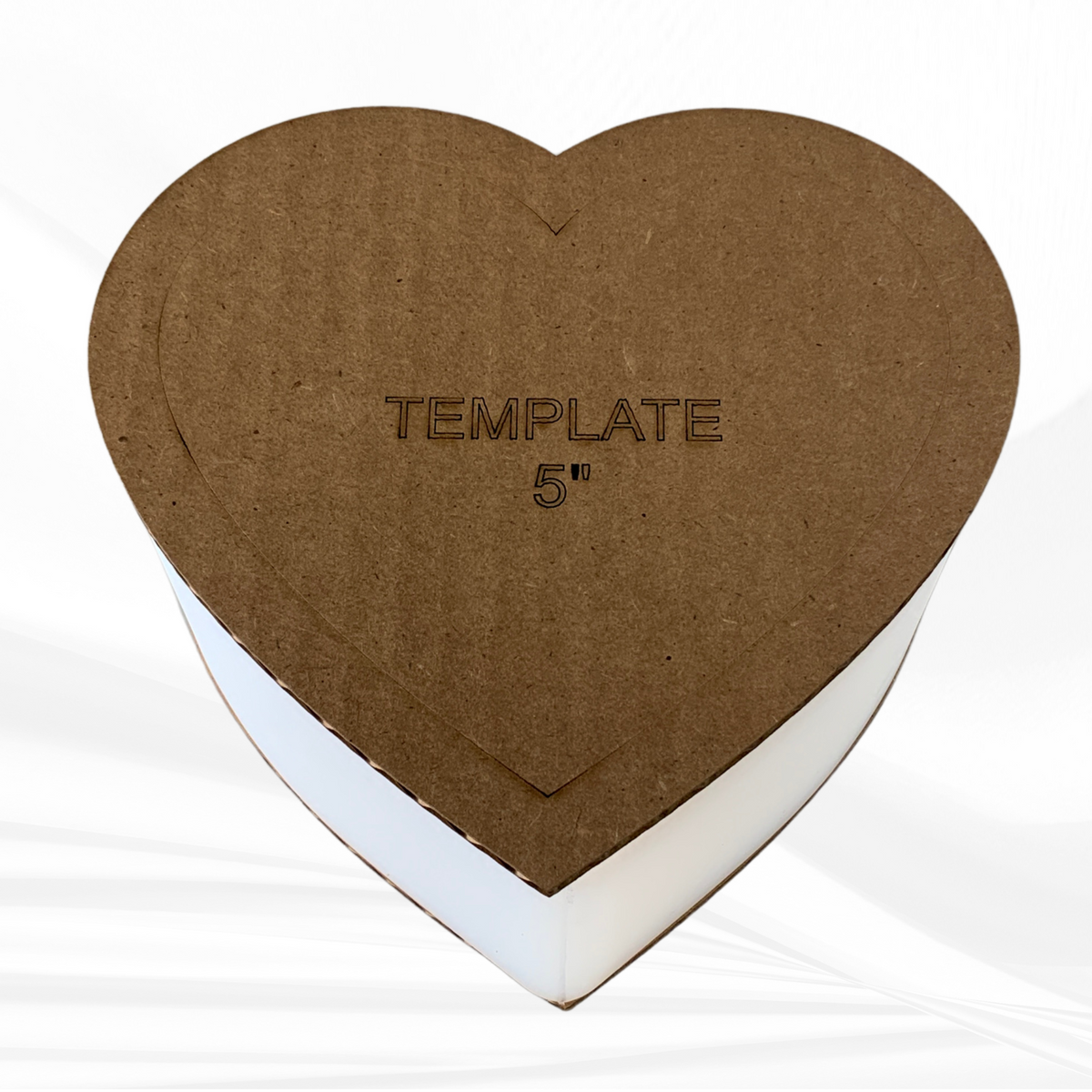 5” Deep Heart Silicone Mold