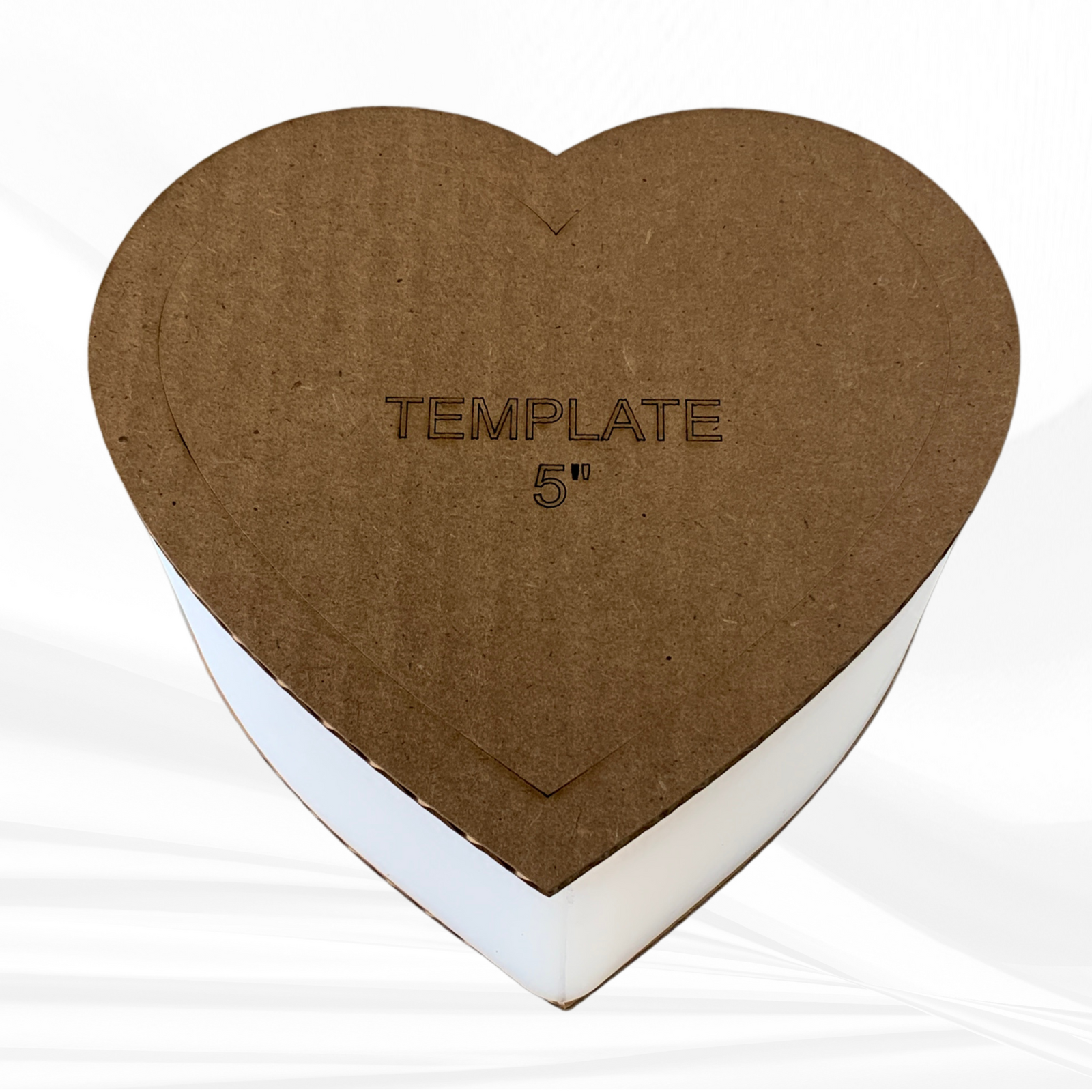 5” Deep Heart Silicone Mold