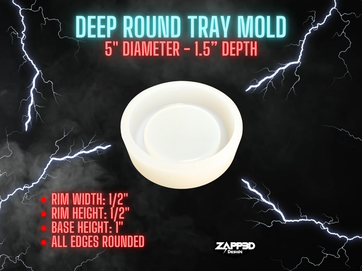 5” Deep Round Tray Mold