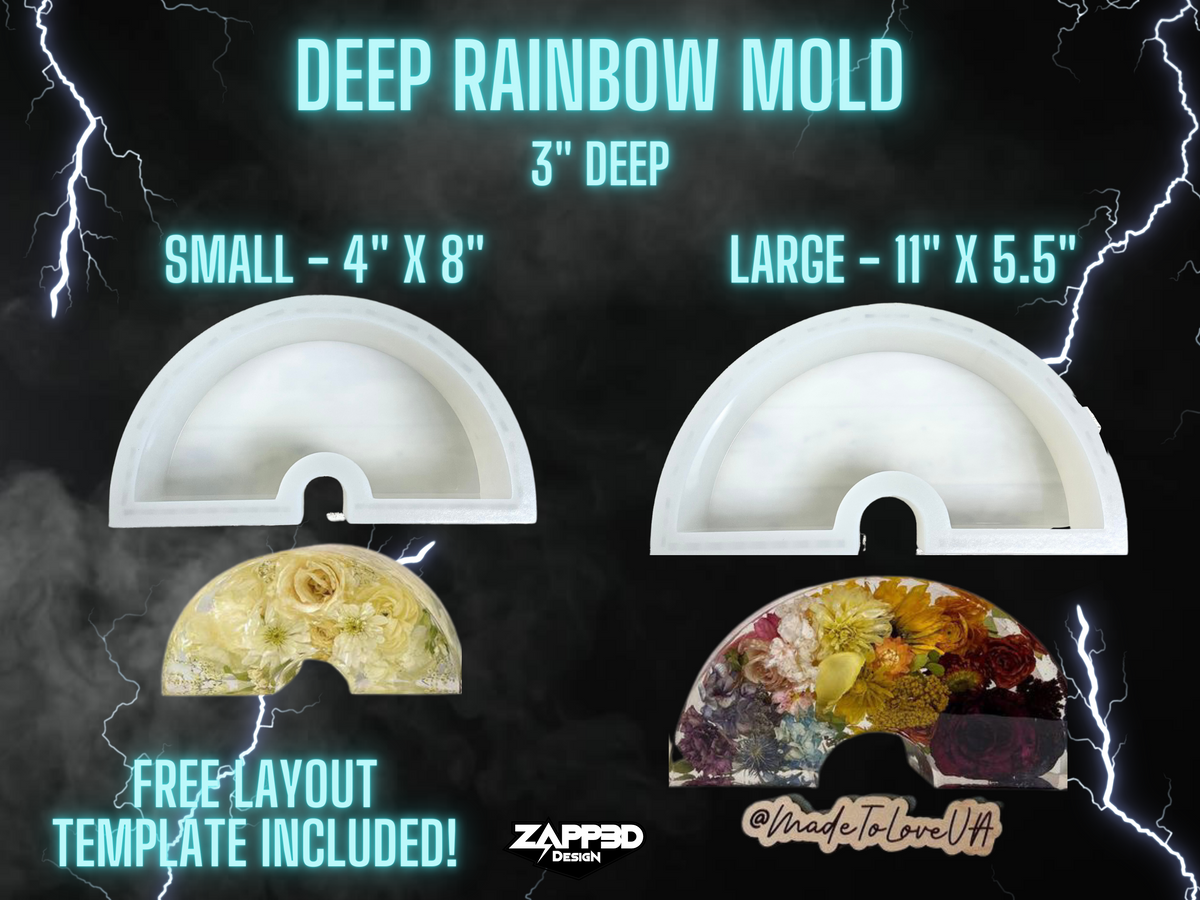 Deep Rainbow Mold | 2 Sizes |