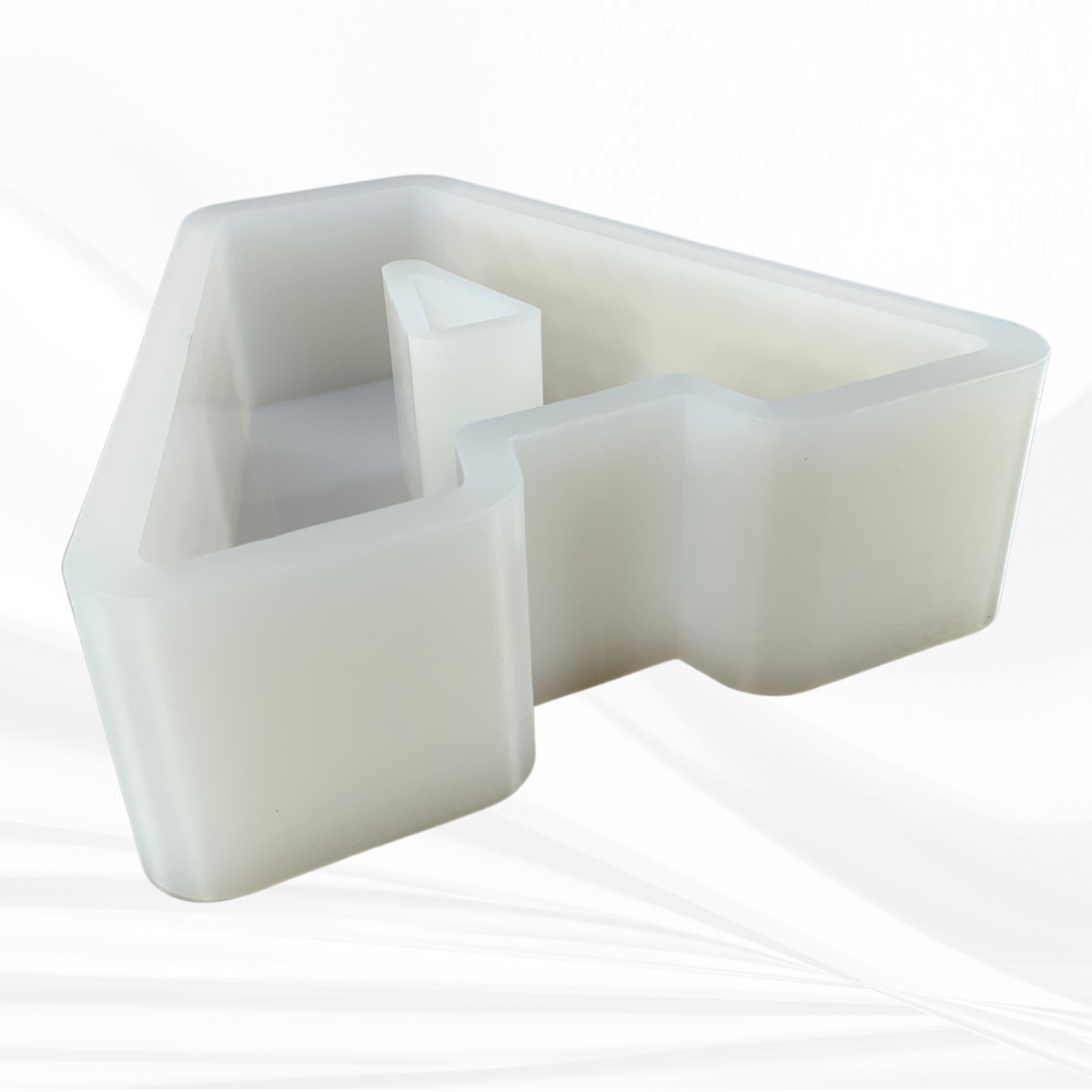 9" Tall - 3" Deep Alphabet Letter Silicone Molds